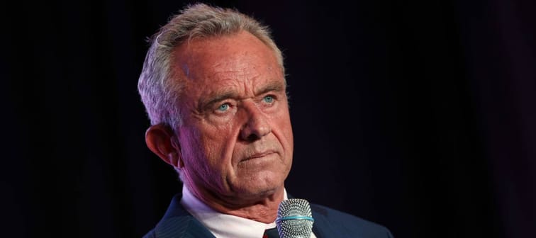 Independent presidential candidate Robert F. Kennedy Jr. speaks at the Libertarian National Convention on May 24, 2024